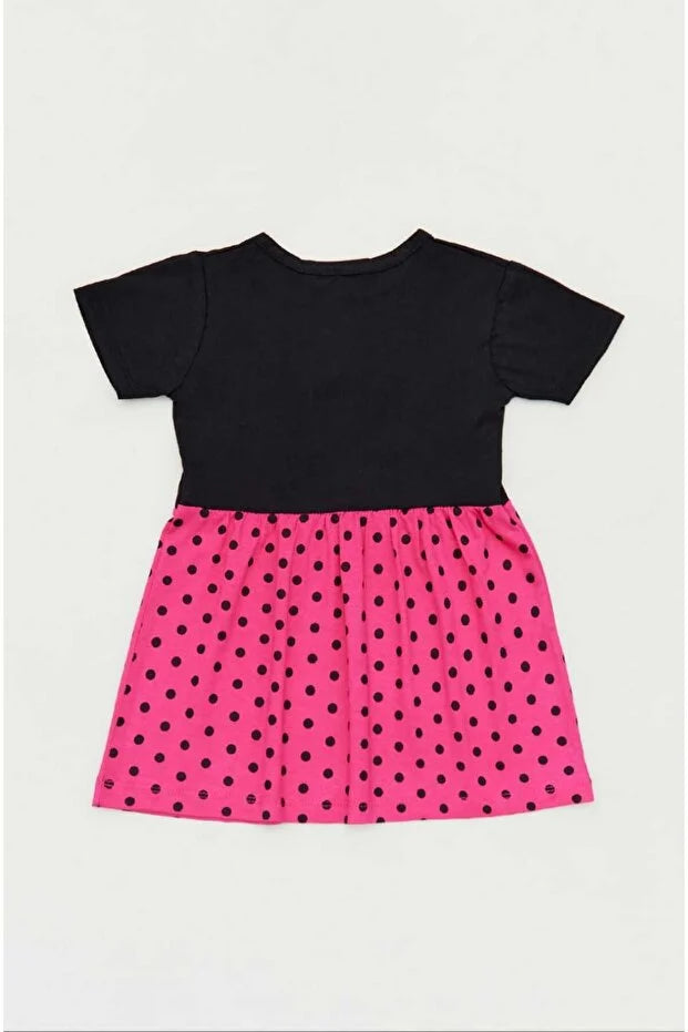 Girls’ Minnie Mouse Printed Dress - MRS.IDEA