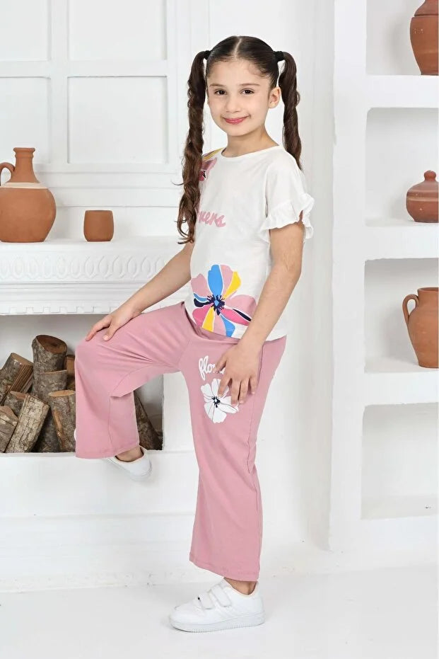 Girls’ Floral Printed Set - MRS.IDEA