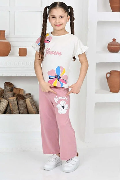 Girls’ Floral Printed Set - MRS.IDEA