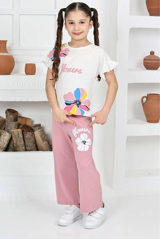 Girls’ Floral Printed Set - MRS.IDEA