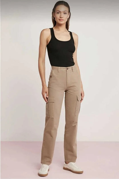 Women’s White Ribbed Thick-Strap Basic Tank Top - MRS.IDEA