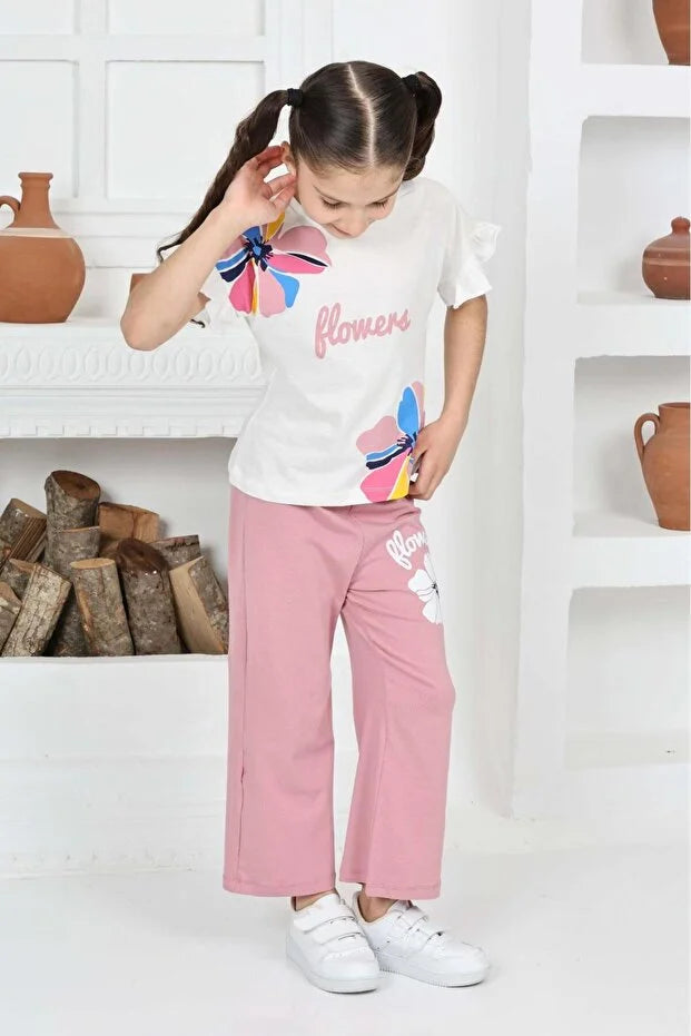 Girls’ Floral Printed Set - MRS.IDEA