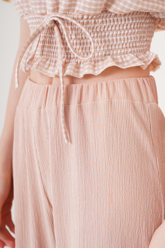 Women’s High-Waist Flared Cotton Leggings with Wide Belt - MRS.IDEA