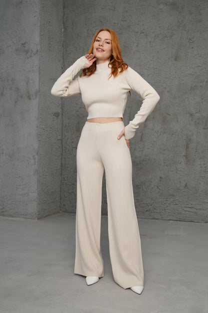 Crop Trousers Straight