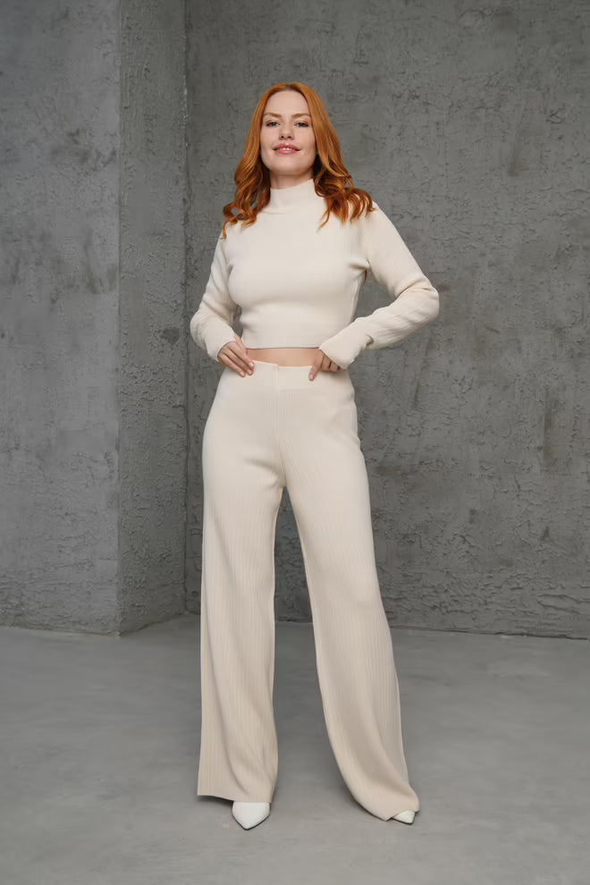 Crop Trousers Straight