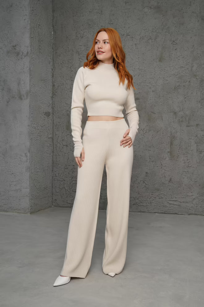 Crop Trousers Straight