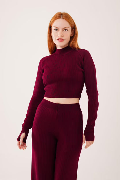 Crop Trousers Straight