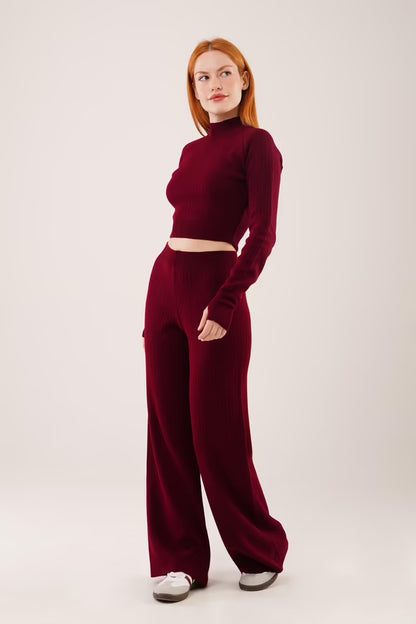 Crop Trousers Straight
