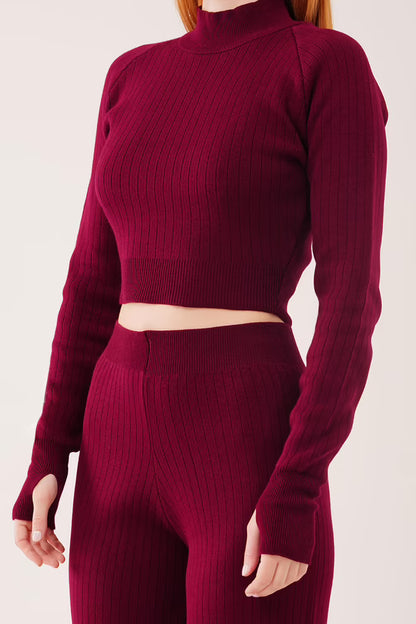 Crop Trousers Straight