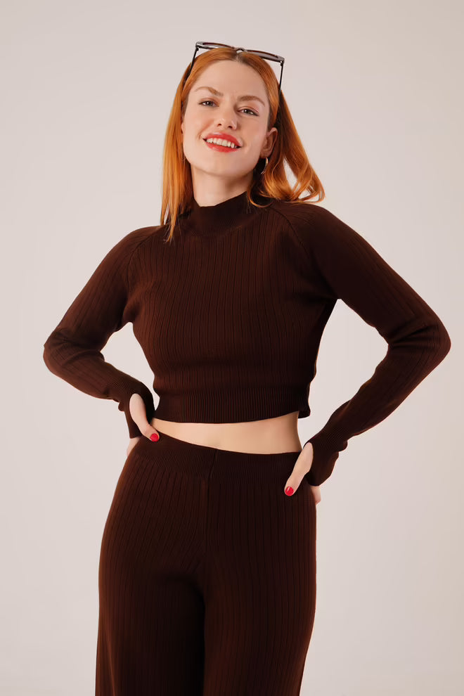 Crop Trousers Straight