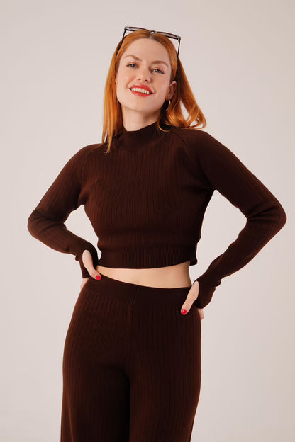 Crop Trousers Straight